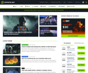 Esports.net(News & Guides for a Growing Esports Community) Screenshot