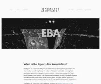 Esportsbar.org(The Esports Bar Association) Screenshot