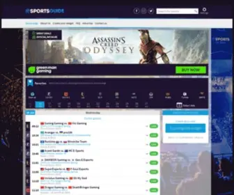 Esportsguide.com Screenshot