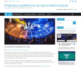 Esportsquebec.ca(ACCUEIL) Screenshot