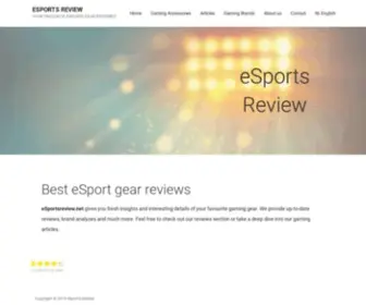 Esportsreview.net(Esportsreview) Screenshot