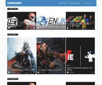 Esportsscope.com(Home) Screenshot