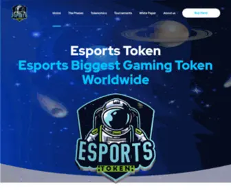 Esportstoken.net(Esports Token) Screenshot