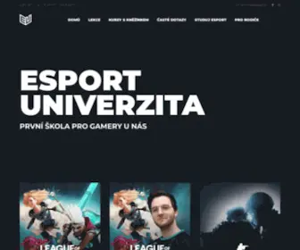 Esportuniverzita.cz(První) Screenshot