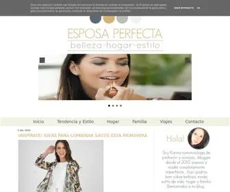 Esposaperfecta.com(Blog Esposa Perfecta) Screenshot