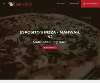 Espositospizzamahwah.com(My Restaurant) Screenshot