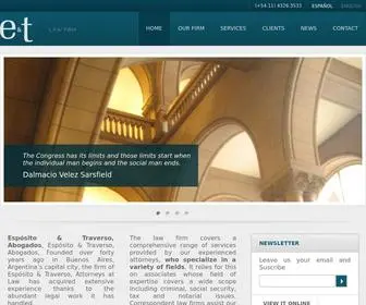 Espositotraverso.com.ar(Estudio de Abogados) Screenshot