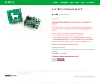 Espotek.com(Official EspoTek Online Store) Screenshot