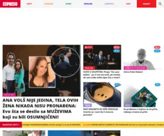 Espreso.co.rs(Najbrže rastući portal u Srbiji i regionu) Screenshot