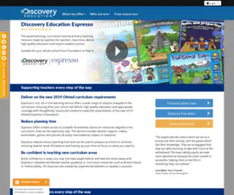 Espresso.co.uk(Curriculum-aligned digital resources) Screenshot