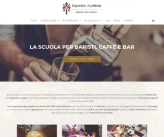 Espressoacademy.it(La scuola per Baristi) Screenshot