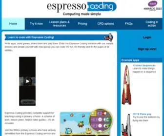 Espressocoding.co.uk(Espresso Coding) Screenshot