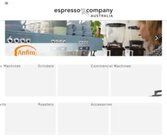 Espressocompany.com.au(Espresso Company Australia Pty Ltd) Screenshot