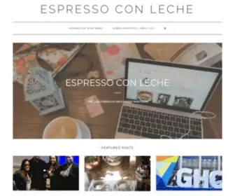 Espressoconleche.com(Espresso con Leche) Screenshot