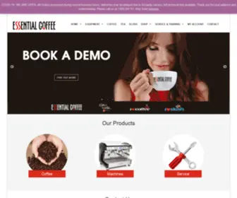 Espressoessential.com.au(Coffee Machine Supplies & Equipment for Business) Screenshot