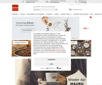 Espressoonline.de(Alles für den Espressogenuss) Screenshot