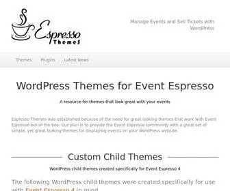 Espressothemes.com(WordPress Themes for Event Espresso) Screenshot