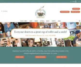 Espressoyourselfcafe.com(Espresso Yourself) Screenshot