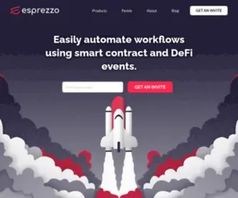 Esprezzo.io(Automate, monitor and stream Web3 data with no-code) Screenshot