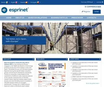 Esprinet.com(Il tuo Partner Tecnologico sempre all'avanguardia) Screenshot