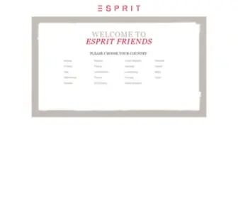 Esprit-Friends.com(ESPRIT-mode voor dames, heren & kinderen in de e-shop) Screenshot