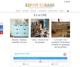 Espritcabane.com(Esprit Cabane) Screenshot