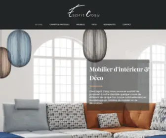 Espritcosy971.com(Esprit Cosy Guadeloupe) Screenshot