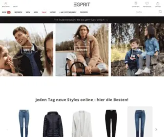 Espritshop.ch(Esprit Mode für Damen) Screenshot