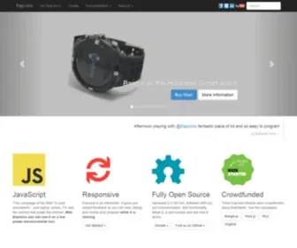Espruino.com(JavaScript for Microcontrollers) Screenshot
