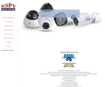 Espyalarms.com.au(ALARMS SECURITY INSTALLATION) Screenshot