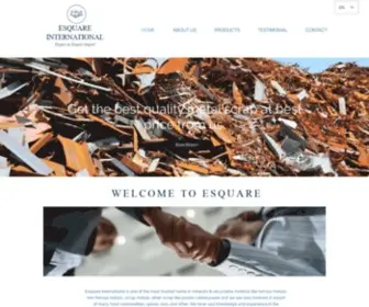 EsquareWorldwide.com(Metal & Minerals Supplier in India) Screenshot