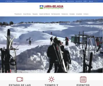 Esquilarrabelagua.com(Esquí Larra Belagua) Screenshot