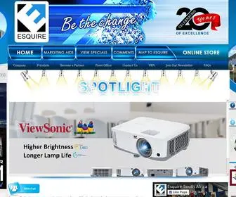 Esquire.co.za(Esquire Technologies) Screenshot