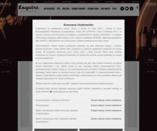 Esquire.pl(Esquire) Screenshot