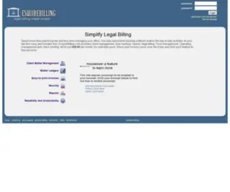 Esquirebilling.com(Esquire Billing) Screenshot