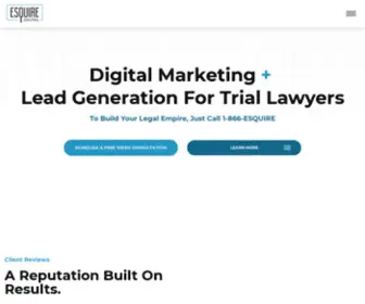 Esquiredigital.com(Top Rated Digital Marketing Agency For Law Firms) Screenshot