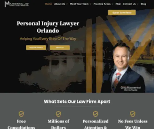 Esquirelegalgroup.com(Orlando Personal Injury Lawyers) Screenshot