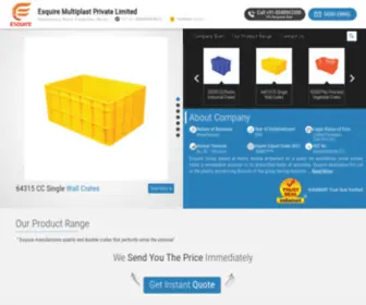 Esquiremultiplast.com(Esquire Multiplast Private Limited) Screenshot