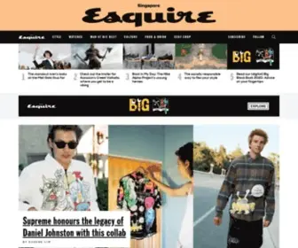 Esquiresg.com(Esquire Singapore) Screenshot