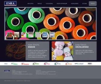 Esra.com.tr(Esra Tekstil) Screenshot