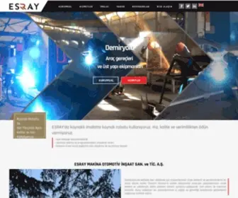 Esray.com.tr(ESRAY MAKİNA OTOMOTİV İNŞAAT SAN) Screenshot