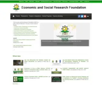 ESRFTZ.org(Economic and Social Research Foundation) Screenshot