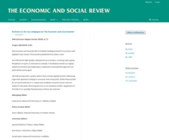 ESR.ie(The Economic and Social Review) Screenshot