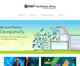 Esrinea.com(ESRI Northeast Africa) Screenshot