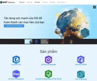 Esrivn.com(Esri Vietnam) Screenshot