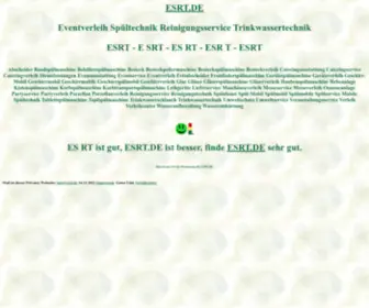 ESRT.de(Spülmobil) Screenshot