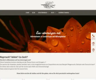 ESS-Stoerungen.net(Angebote und Fortbildungen zur Prävention von Essstörungen) Screenshot