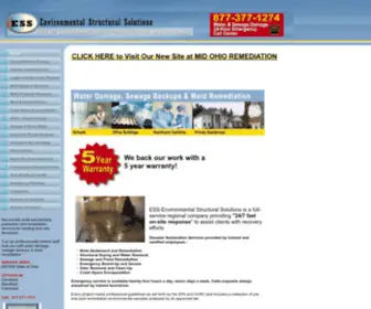 ESS30.com(Mold remediation and water damage services) Screenshot