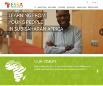 Essa-Africa.org(ESSA Education Sub Saharan Africa) Screenshot