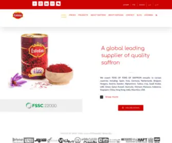 Essaffron.com(Esfedan Saffron) Screenshot